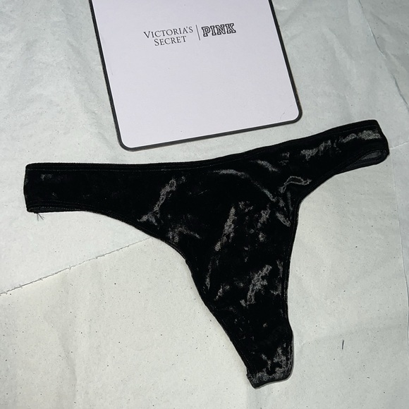 PINK Victoria's Secret VELVET THONG Underwear XL - Picture 3 of 11